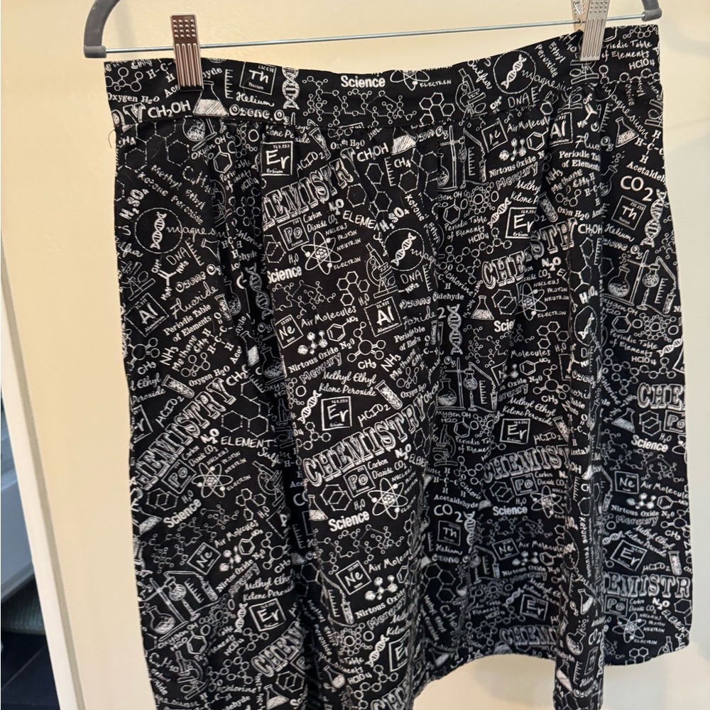 Retrolicious Chemistry Science Print Skirt